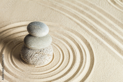 Zen stone garden