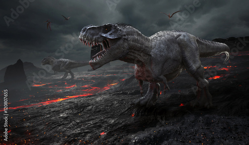 renderowania-3d-wyginiecia-dinozaurow