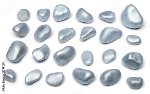  Set of stones isolated on white