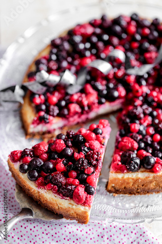 cheesecake aux fruits rouges 1