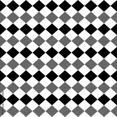 Fototapeta Squares abstract repeatable geometric monochrome (grayscale) pat