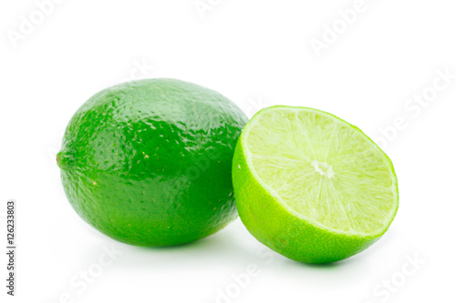 Lime isolated