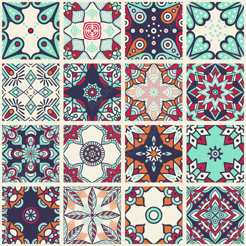 Lacobel Ethnic floral seamless pattern