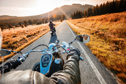 Close up of a motorcycle