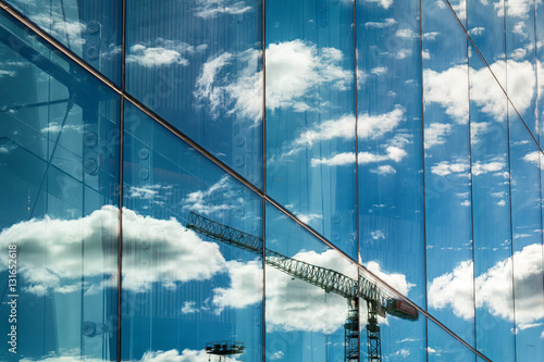 Poster Oslo, Norway - July 18, 2016: View, at daylight, on the beautiful building of the Oslo Opera House
