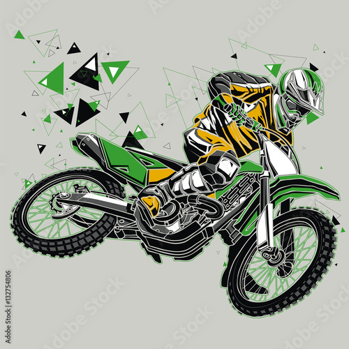 motocross-fahrer-mit-einer-grafischen-spur