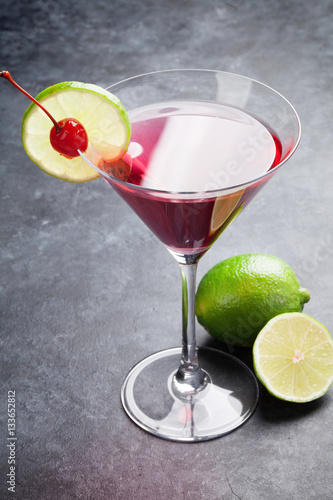 Cosmopolitan cocktail
