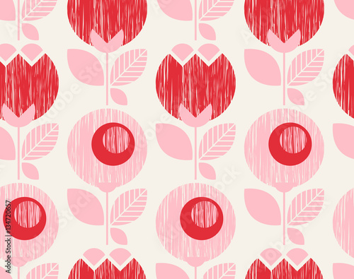 motif-retro-geometrique-sans-couture-avec-des-fleurs
