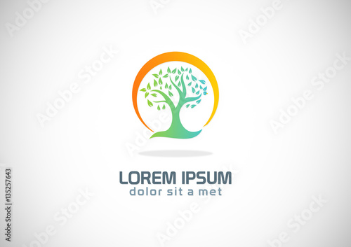 tree nature ecology logo
