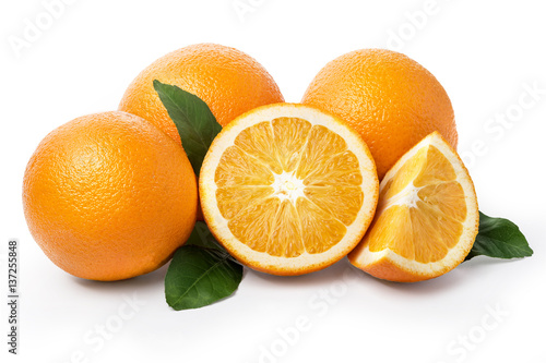 Orange fruit isolated