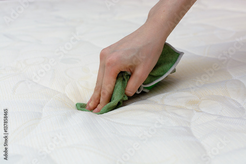 Creamy Fabric Cleaning With A Microfiber Cloth Sofa Creamy Fabric Cleaning With A Microfiber Cloth Sofa