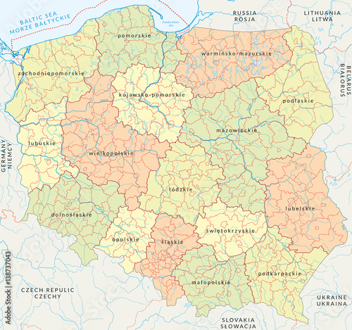 wektorowa-mapa-polski-podzialu-administracyjnego-vol-4
