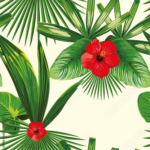 tropikalnych-lisci-hibiskusa-bezszwowy-bialy-tlo