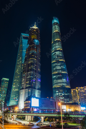 Poster shanghai landmarks,jin mao tower,shanghai tower,shanghai world financial center