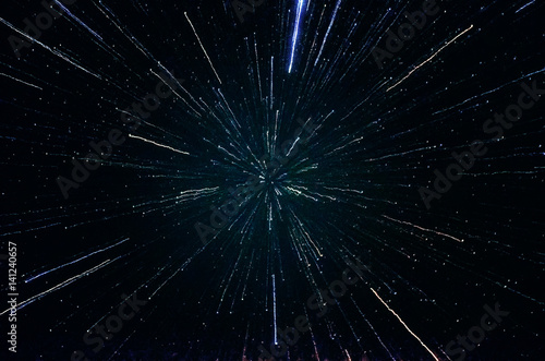 Stars and galaxy outer space sky night universe black background