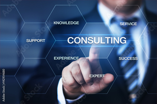 Consulting Expert Advice Support Service Business concept