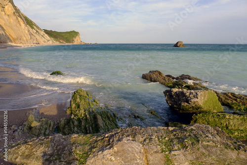 Poster Man of War Bay near Durdle Door, Dorset, England UK The Jurassic coast a UNESCO