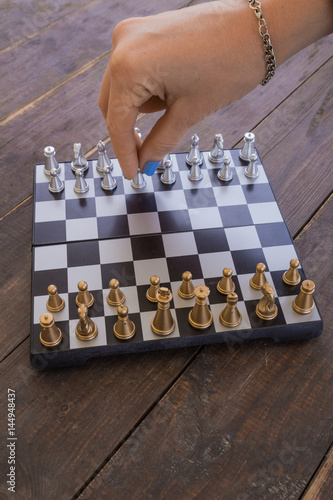Poster Chess, game, recreation, entertainment, intellectual, desktop.