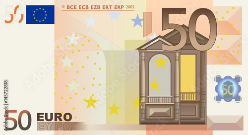 50 Euro vector © exentia