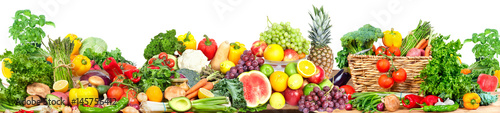  Vegetables and fruits background