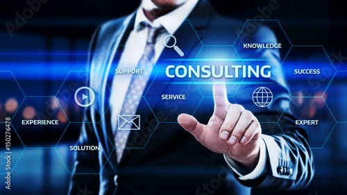 Consulting Expert Advice Support Service Business concept
