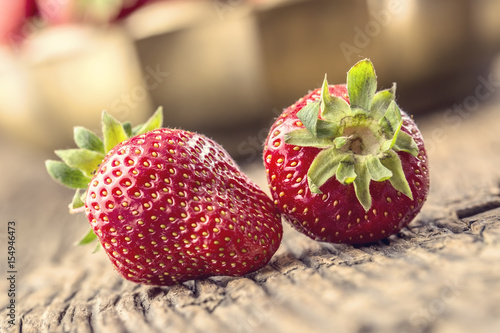 Strawberry. Red strawberry. Fresh harvested strawberries  in different positions.