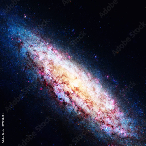 Obraz na płótnie NGC 6503 is a field dwarf spiral galaxy located at Local Void.