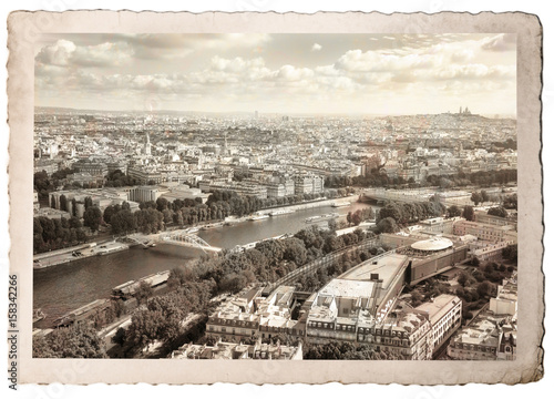  vista di Parigi vintage