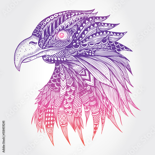 abstrakcjonistyczna-orzel-ilustracja-wektor