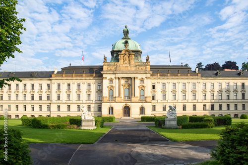 Poster Sitz der tschechischen Regierung in der Straka Akademie, Prag, Tschechische Repu