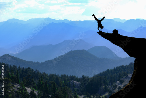 bravest man in the cliff