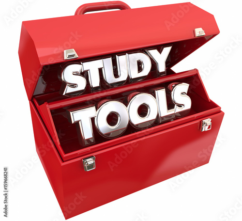 Study Tools Learning Education Toolbox Resources 3d Illustration | Buy ...