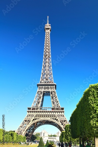 Fototapeta The Beautiful Eiffel Tower in Paris, France