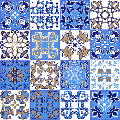 kolekcja-bez-szwu-patchwork-z-marokanskich-portugalskich-plytek-w-kolorach-niebieskim-i-brazowym-dekoracyjny-ornament-moze-byc-uzywany-do-tapet-tla-tkaniny-tekstyliow-papieru-do-pakowania