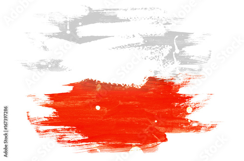 Obraz na płótnie Flag of Poland