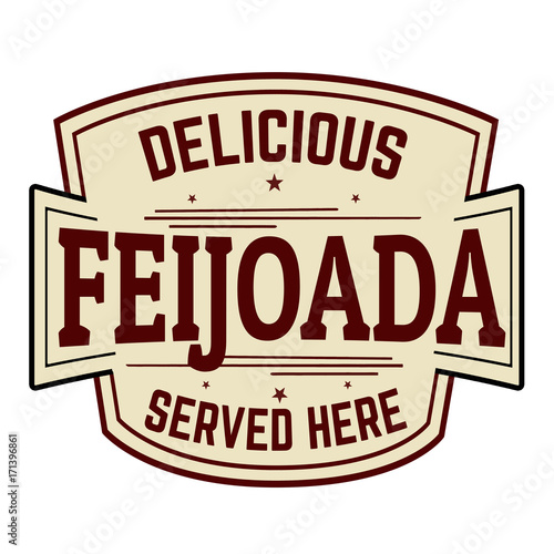 Feijoada sign or stamp