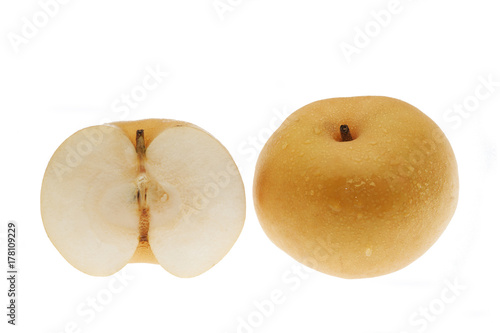 梨　（南水）　白抜き