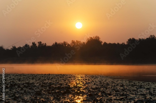 morning river sunrise