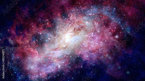 Obraz na płótnie Galaxy in space, beauty of universe. Elements of this image furnished by NASA.