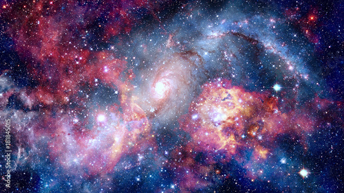 Obraz Fotograficzny Spiral galaxy in space. Elements of this image furnished by NASA.
