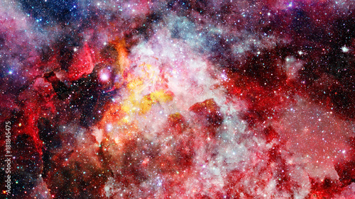 Obraz na płótnie Composition of nebulae and stars. Elements of this image furnished by NASA.