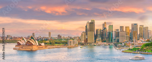 Downtown Sydney skyline
