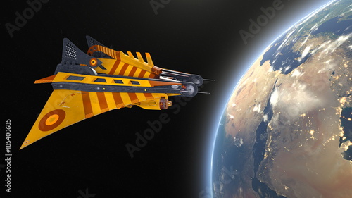 kosmicky-let-planeta-vesmirna-galaxie