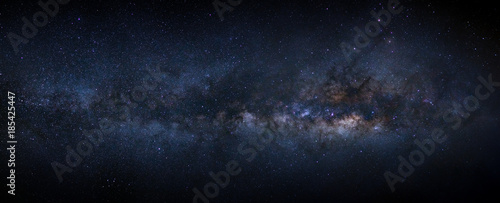 Panorama milky way galaxy with stars and space dust in the universe © Sarote