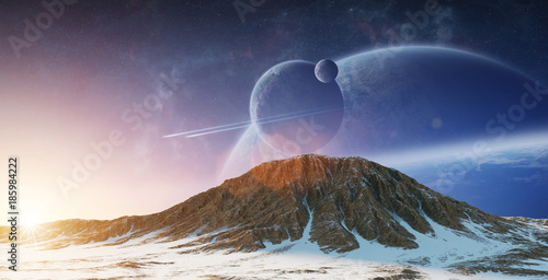 egzoplanety-w-kosmosie-elementy-renderowania-3d-tego-zdjecia-dostarczone-przez-nasa