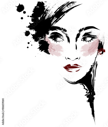 piekne-kobiety-logo-kobiety-stawiaja-czolo-makeup-na-bialym-tle-wektor