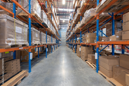 interior of warehouse