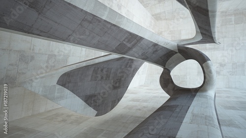 pusty-ciemny-abstrakcjonistyczny-brazu-betonu-pokoju-gladki-wnetrze-architektoniczne-tlo-nocny-widok-oswietlonego-3d-ilustracja-i-rendering