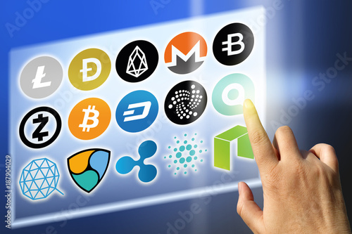 Virtual Cryptocurrency Financial Technology And Internet Money Virtual Cryptocurrency Financial Technology And Internet Money Exchange Rates Coin Signs