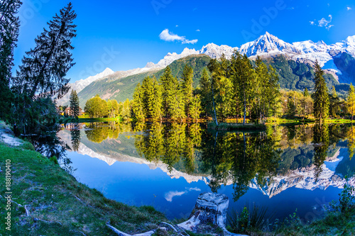 Alps are reflected in the lake © Kushnirov Avraham